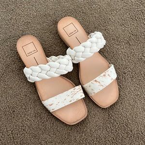 Dolce Vita White Sandals